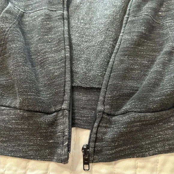 PINK Victoria's Secret Charcoal Hoodie with Logo - Picture 12 of 13